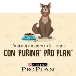 logo alimentazione del cane con purina pro plan